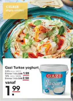 Sligro Gazi Turkse yoghurt aanbieding