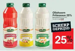 Sligro Oliehoorn Fritessaus 25% aanbieding