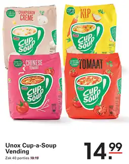 Sligro Unox Cup a Soup Vending aanbieding