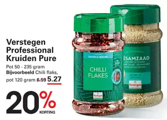 Sligro Verstegen Professional Kruiden Pure aanbieding