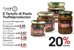 Sligro Tartufo di Paolo Il Tartufo di Paolo Truffelproducten aanbieding