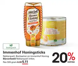 Sligro Immenhof Honingsticks aanbieding