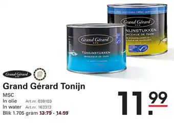 Sligro Grand Gérard Tonijn aanbieding