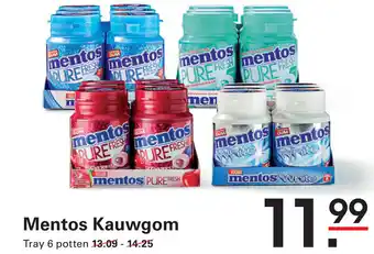 Sligro Mentos Kauwgom aanbieding