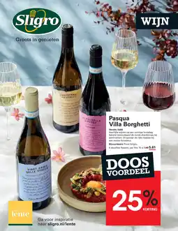 Sligro Pasqua Villa Borghetti aanbieding