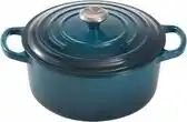 Bol.com Le Creuset Braadpan Signature Deep Teal - ø 24 cm / 4.2 Liter aanbieding