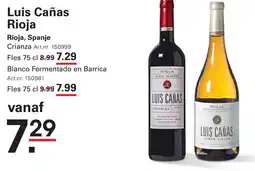 Sligro Luis Cañas Rioja aanbieding