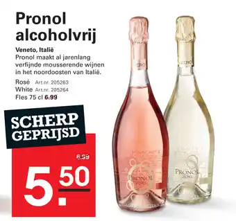 Sligro Pronol alcoholvrij aanbieding