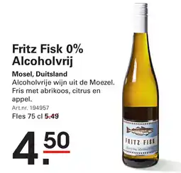 Sligro Fritz Fisk 0% Alcoholvrij aanbieding