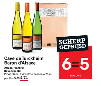 Sligro Cave de Turckheim Baron d'Alsace aanbieding