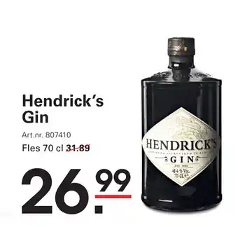 Sligro Hendrick's Gin aanbieding