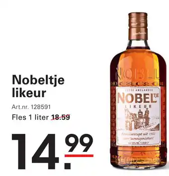 Sligro Nobeltje likeur aanbieding