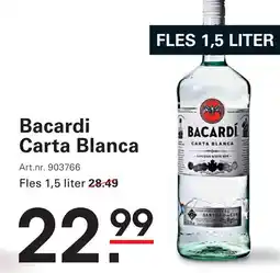 Sligro Bacardi Carta Blanca aanbieding