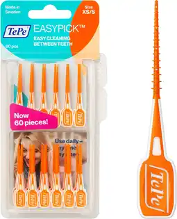 Amazon TePe 242320 EasyPick Maat X-Small/Small (60 stuks),Oranje aanbieding