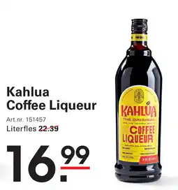 Sligro Kahlua Coffee Liqueur aanbieding