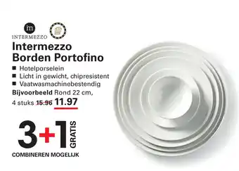 Sligro Intermezzo Borden Portofino aanbieding