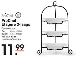 Sligro ProChef Etagère 3 laags aanbieding