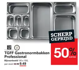 Sligro TGFF Gastronormbakken Professional aanbieding