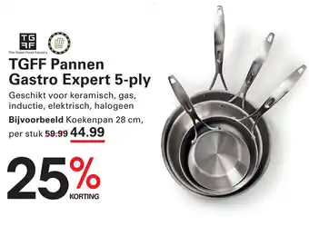 Sligro TGFF Pannen Gastro Expert 5 ply aanbieding