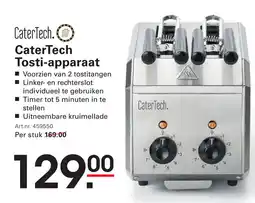 Sligro CaterTech Tosti apparaat aanbieding