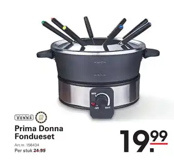 Sligro Prima Donna Fondueset aanbieding