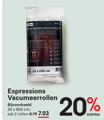 Sligro Espressions Vacumeerrollen aanbieding