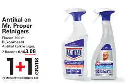 Sligro Antikal en Mr. Proper Reinigers aanbieding