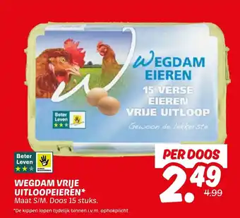 Dekamarkt Wegdam vrije uitloopeieren aanbieding