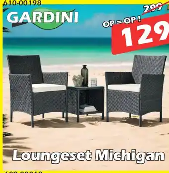 iTEK Loungeset Michigan aanbieding