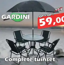 iTEK Complete tuinset aanbieding