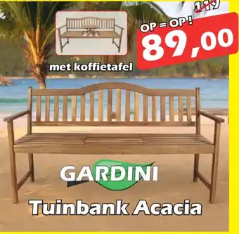 iTEK Tuinbank Acacia aanbieding