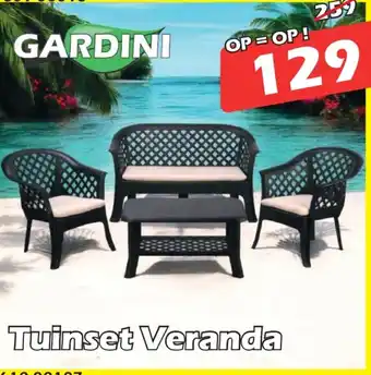 iTEK Tuinset Veranda aanbieding