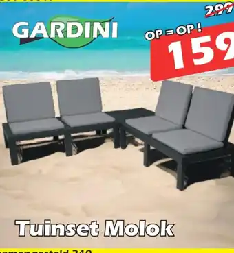 iTEK Tuinset Molok aanbieding