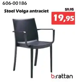 iTEK Stoel Volga antraciet aanbieding