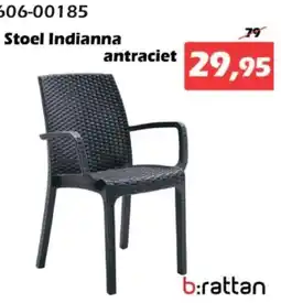 iTEK Stoel Indianna antraciet aanbieding