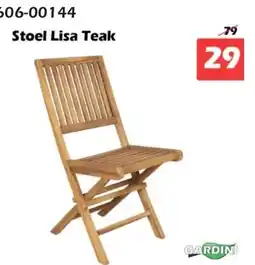 iTEK Stoel Lisa Teak aanbieding