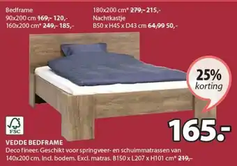 Jysk Bedframe Vedde 140*200 aanbieding