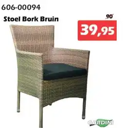 iTEK Stoel Bork Bruin aanbieding