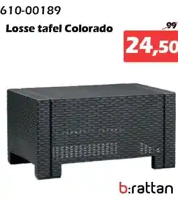 iTEK Losse tafel Colorado aanbieding