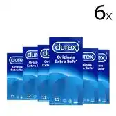 Bol.com Durex Originals Condooms Extra Safe - 6x 12 stuks aanbieding