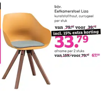 Leen Bakker Eetkamerstoel Liza aanbieding