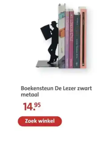 Bruna Boekensteun De Lezer zwart aanbieding