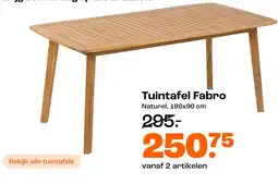 Kwantum Tuintafel Fabro aanbieding