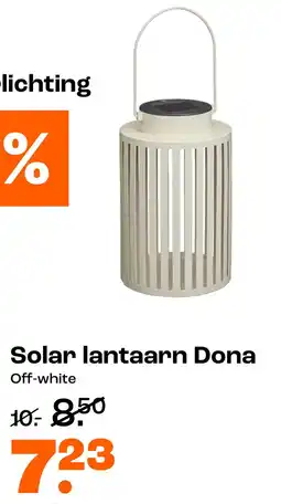 Kwantum Solar lantaarn Dona aanbieding