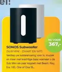 EP Beerepoot SONOS Subwoofer aanbieding