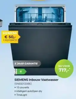 EP Beerepoot SIEMENS Inbouw Vaatwasser aanbieding