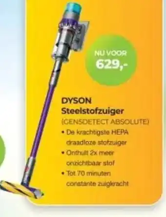 EP Beerepoot DYSON Steelstofzuiger aanbieding