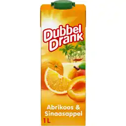 Albert Heijn DubbelDrank Abrikoos & sinaasappel aanbieding