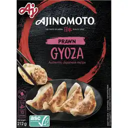 Albert Heijn Ajinomoto Gyoza prawn & soy sauce aanbieding