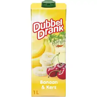 Albert Heijn DubbelDrank Banaan & kers aanbieding